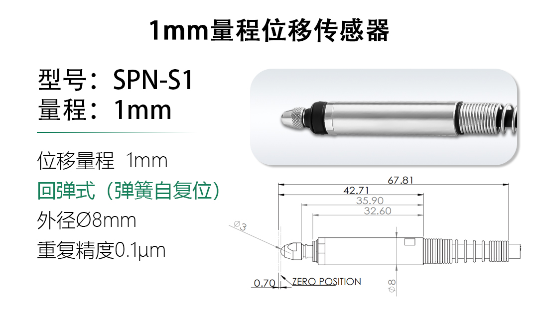 LVDT位移傳感器-接觸式位移傳感器