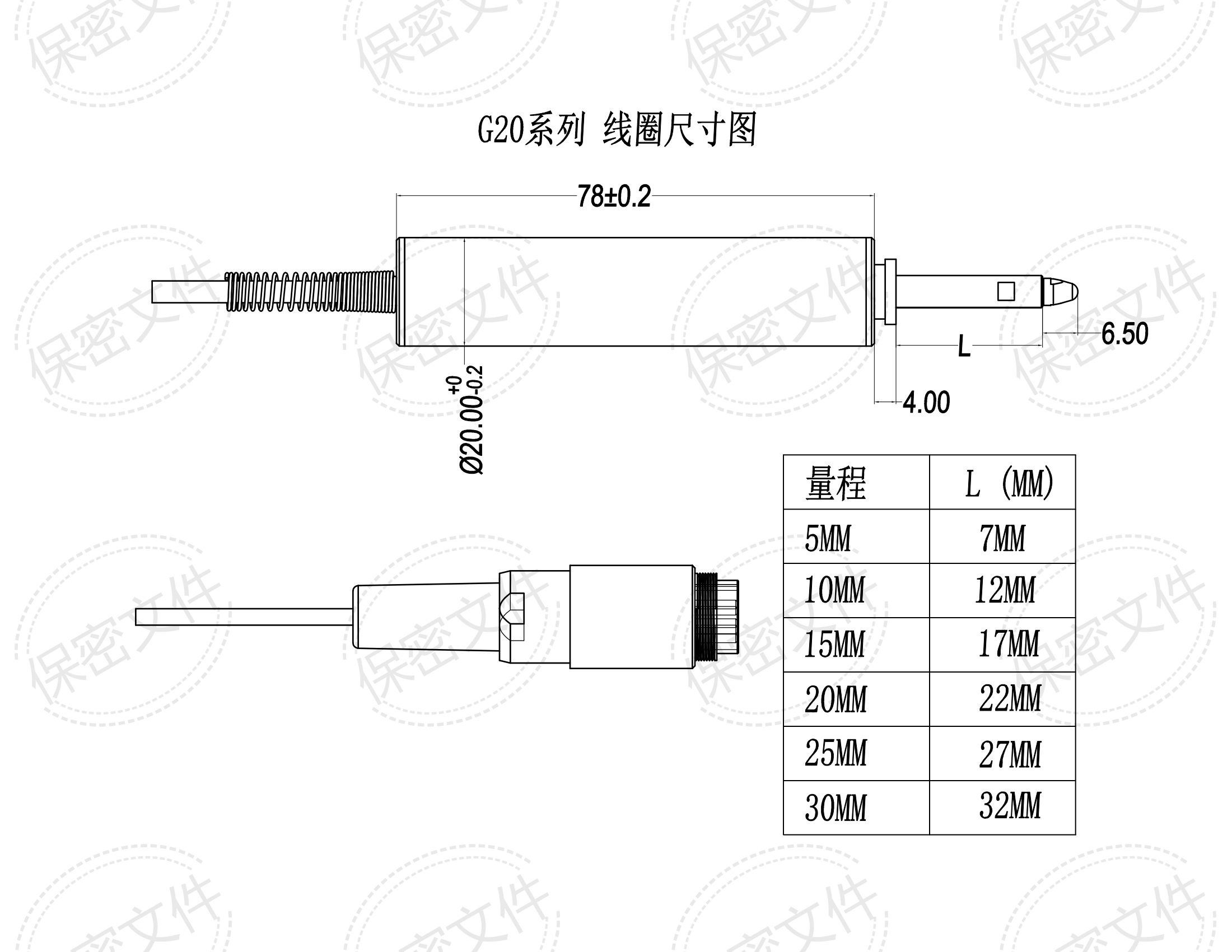 LVDT位移傳感器-接觸式位移傳感器