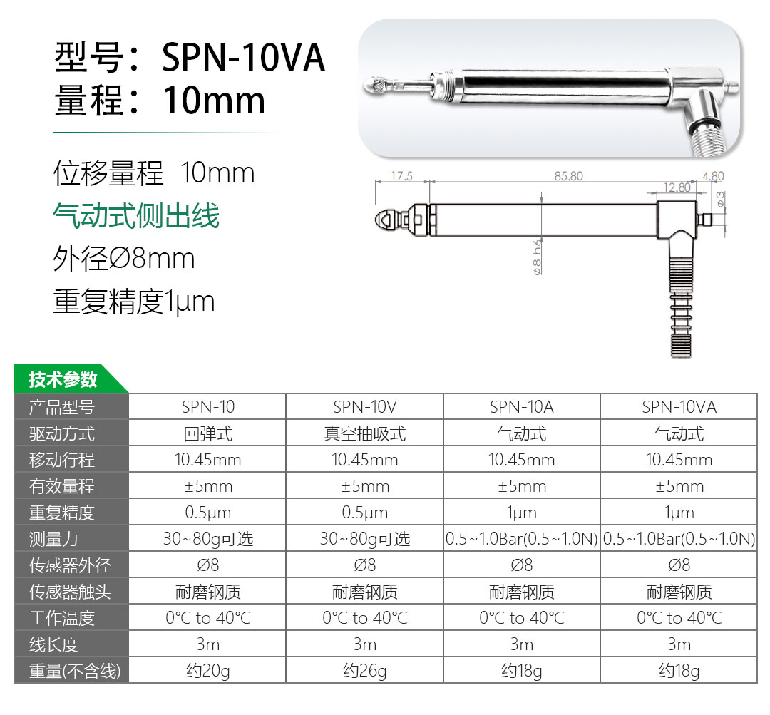 LVDT位移傳感器-接觸式位移傳感器